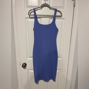 Purple Sleeveless Tight Fitting Dress